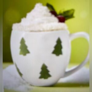 ❤️ ANTHROPOLOGIE VIDA ICON STONEWARE TREE MUG HOLIDAY EDITION NEW